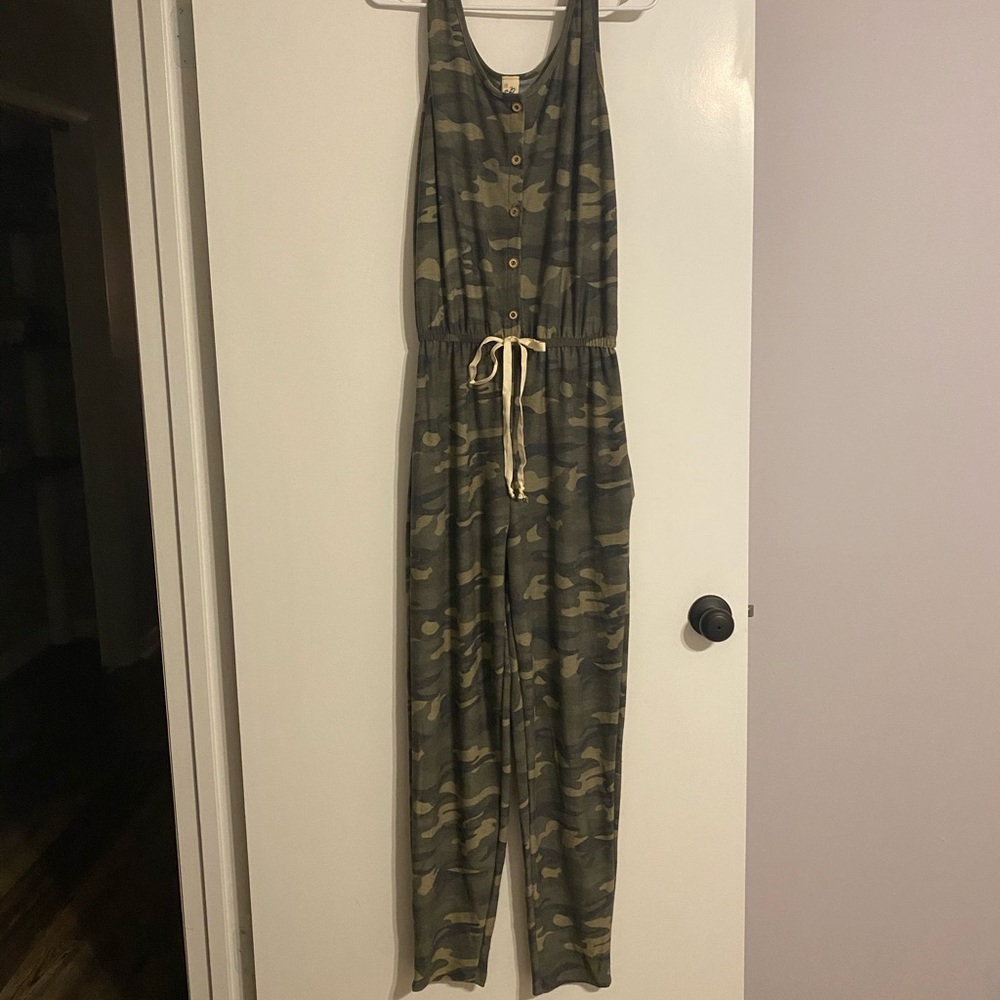 Boutique Camo Jumpsuit